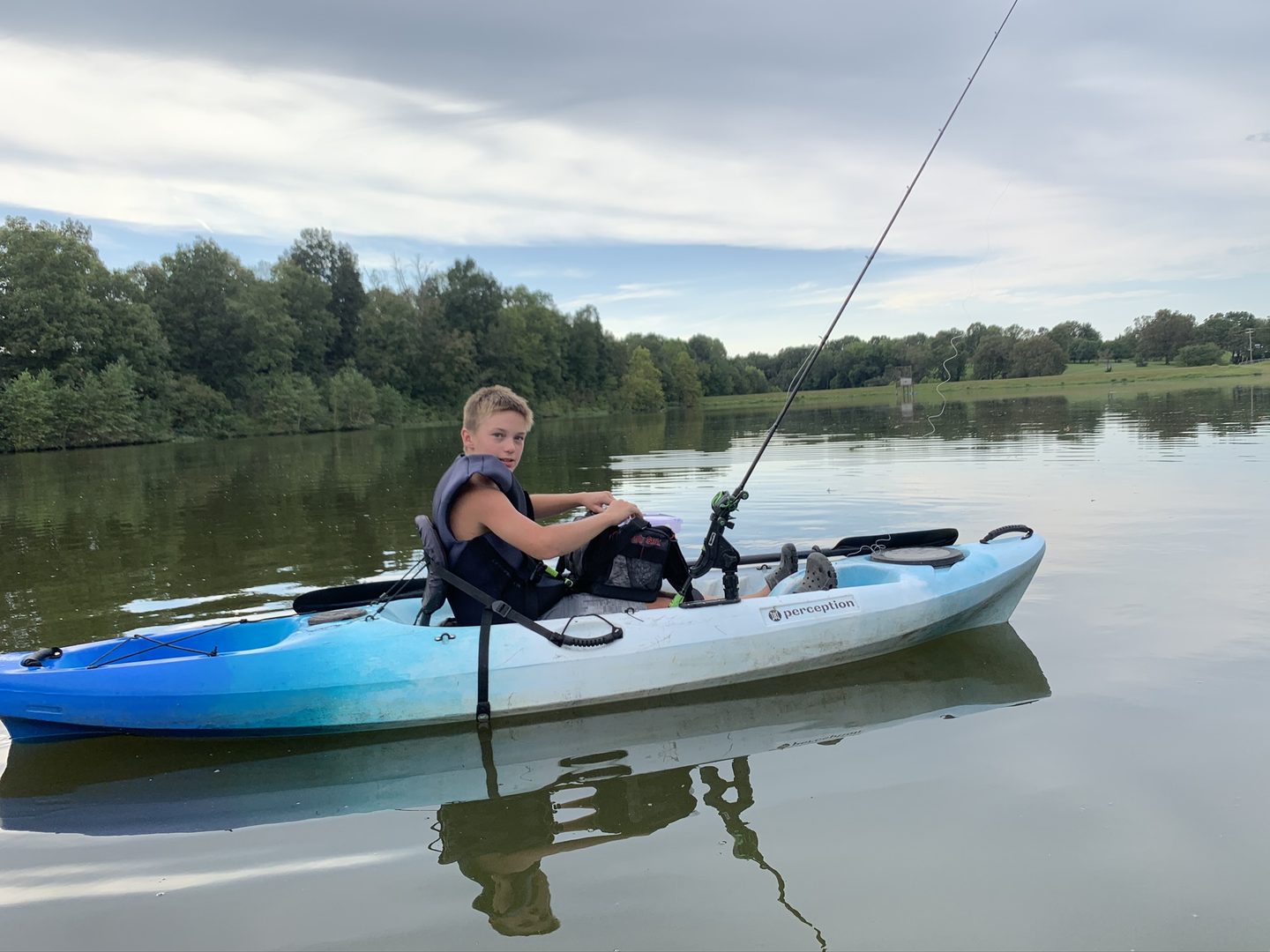 Kayaking on Tuckaway Lake
